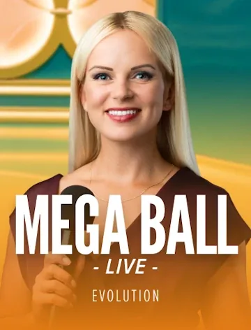 Mega Ball live game at Winner Casino